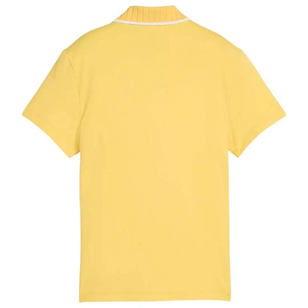 PUMA X Dani Dazey Women's CLOUDSPUN Bridges Golf Yellow Polo Size XS Preppy - Picture 2 of 5